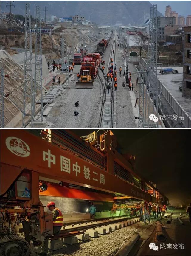蘭渝鐵路最新進展！除胡麻嶺隧道外已全線鋪通