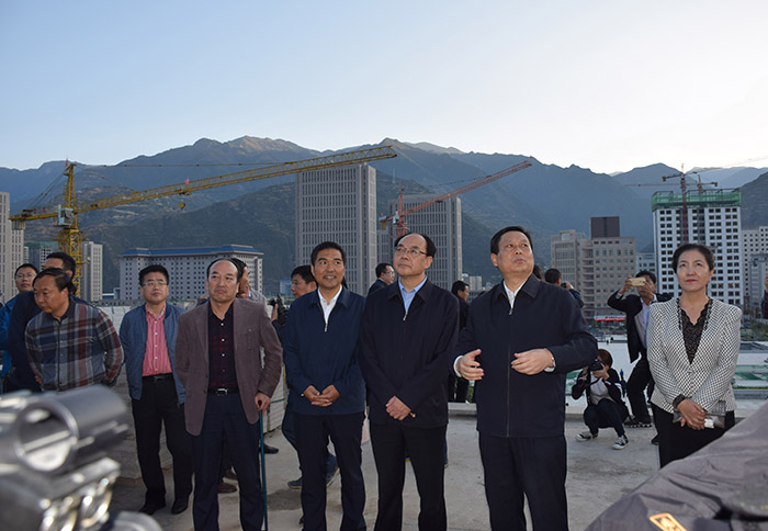 全國(guó)、省市政協(xié)委員體驗(yàn)蘭渝鐵路、視察階州廣場(chǎng)