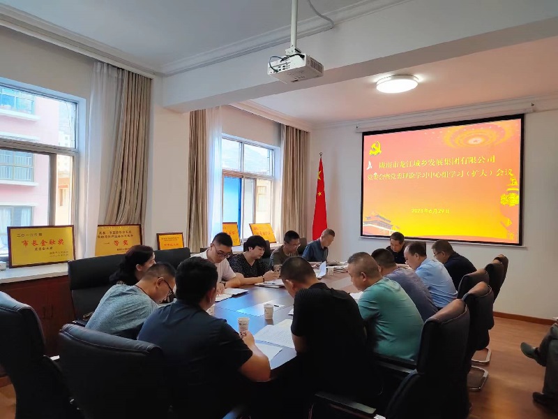 【“三抓三促”行動進(jìn)行時(shí)】 市龍江城鄉(xiāng)集團(tuán)有限公司召開黨委理論學(xué)習(xí)暨三抓三促學(xué)習(xí)會議